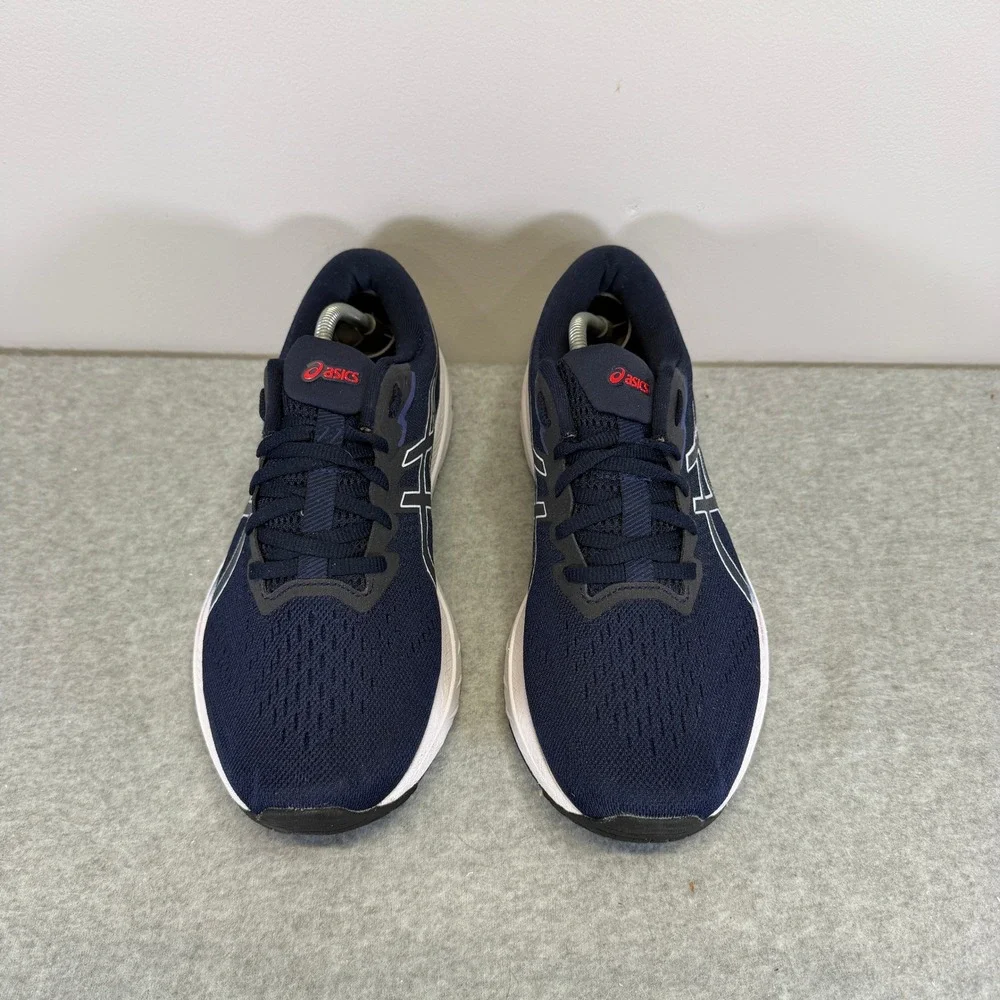 Asics GT-1000 11 Mens Shoes Size 8 Extra Wide Navy Blue Running Sneaker 1011B356
